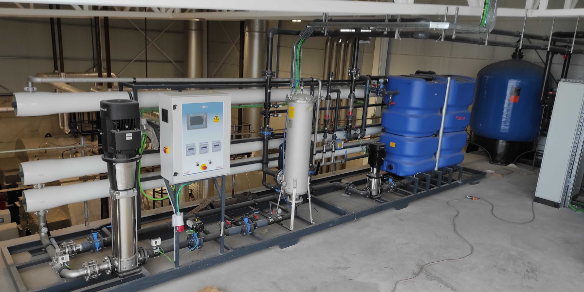 Ahorro de agua y energía en la producción de vapor - filtración + Osmosis inversa 1200x1200px