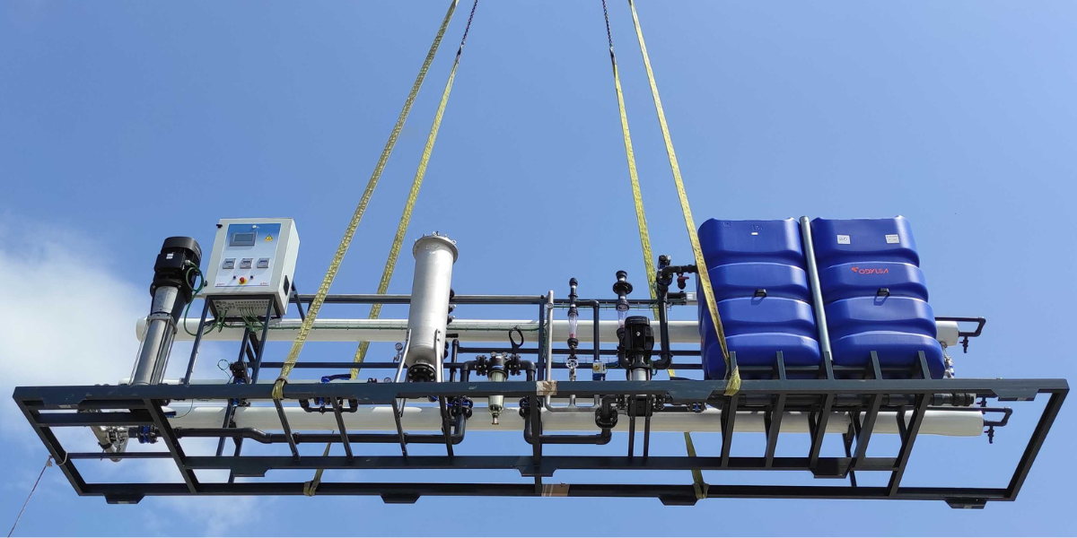 Equipos de pretratamiento de agua - Ósmosis Inversa grua 1200x600px